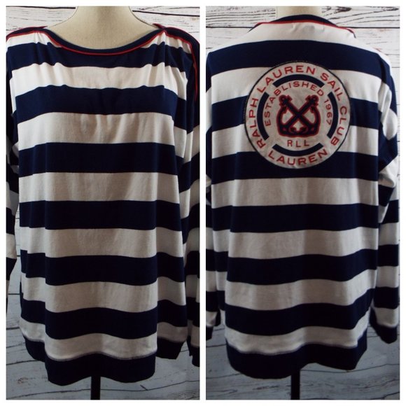 Lauren Ralph Lauren Tops - Lauren Ralph Lauren Sail Club Patch Long Top